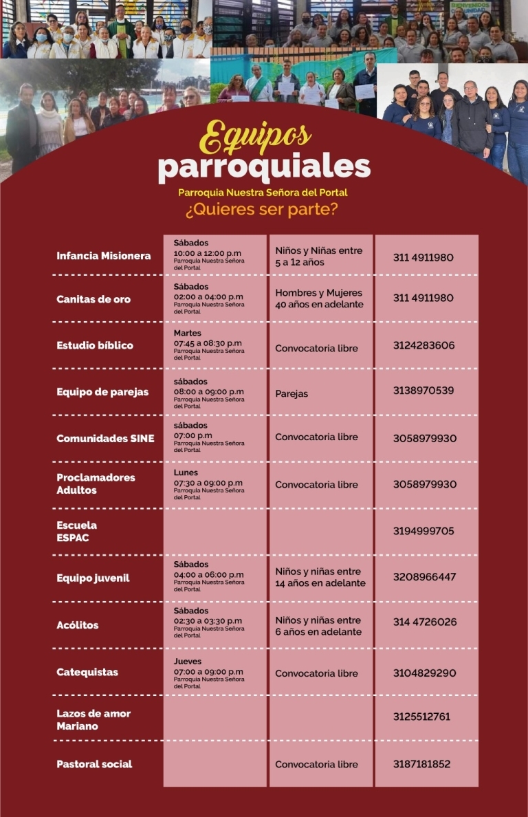 Equipos Parroquiales